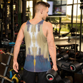 Close-up of NS 825 tank top fabric weave.